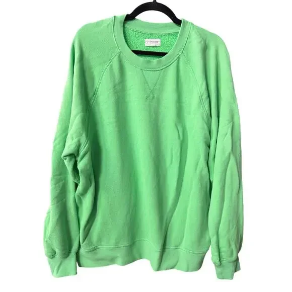 Sincerely Jules Bandier Mint Crewneck Sweatshirt Cozy Athleisure M - Picture 2 of 7